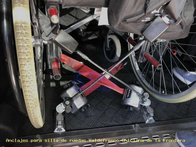 Sujección de silla de ruedas Valdefresno Chiclana de la Frontera